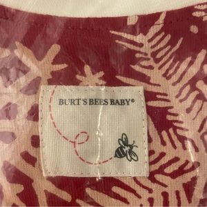 Burt’s Bees Baby Christmas Footed One Piece 18mos